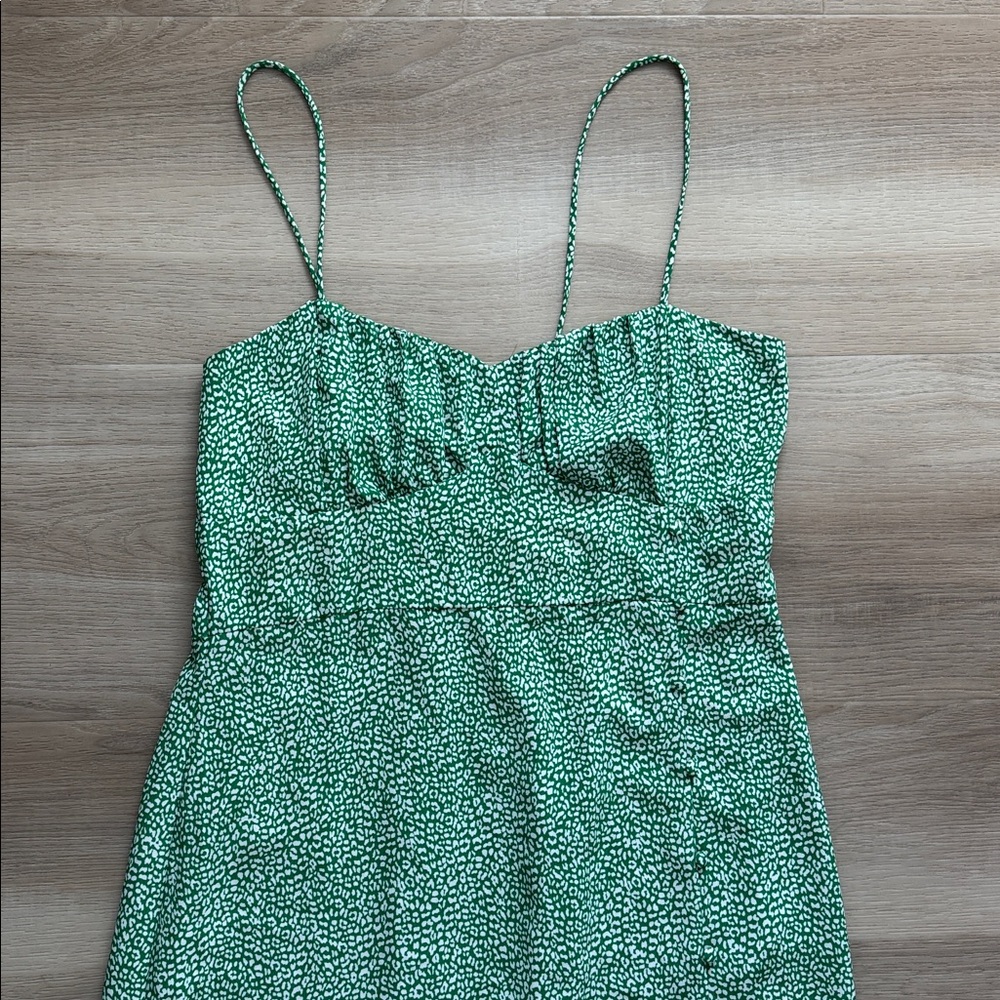 Zara - Animal Print Midi Dress - Picture 4 of 13